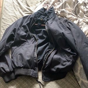A weatherproof jacket